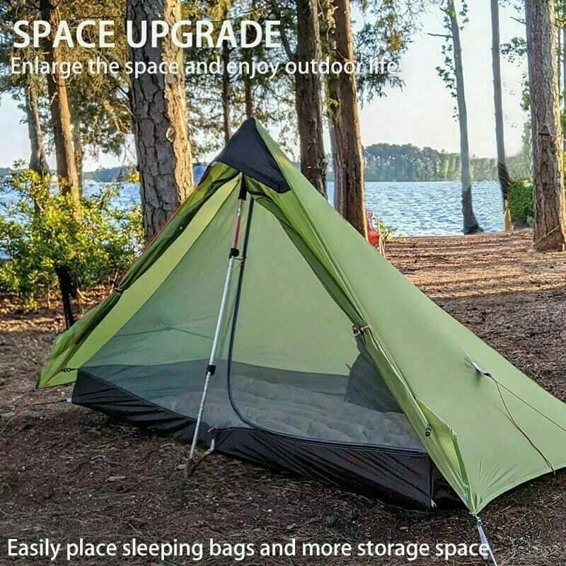 3F UL Gear Lanshan 1 3 Season Tent - Khaki (T Zip)