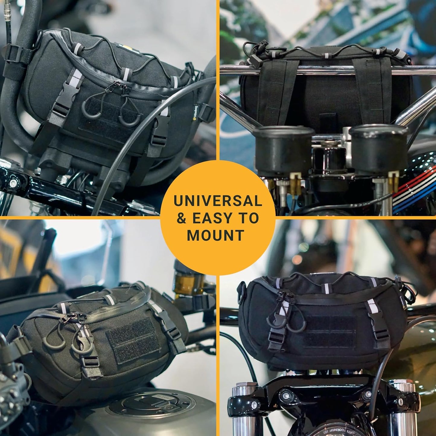 Odinsberg Valhalla Motorcycle Handlebars Bag 3L Pre Order Now For Delivery In July
