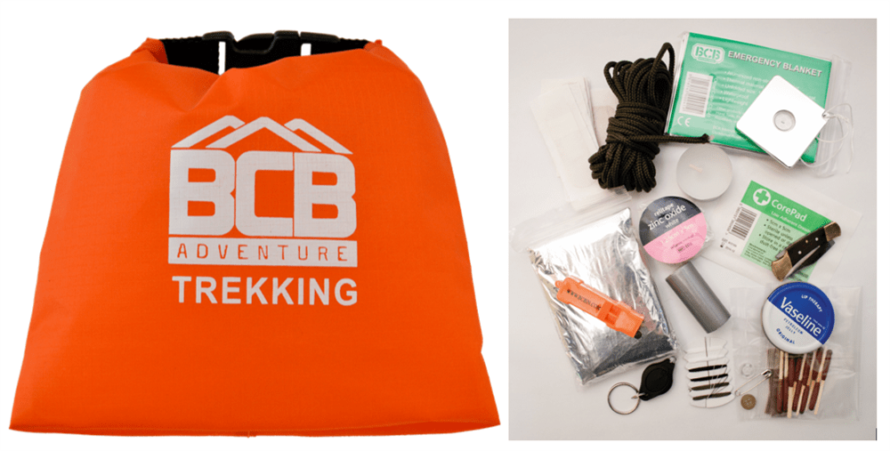 BCB Lightweight Trekking Essentials Survival Kit
