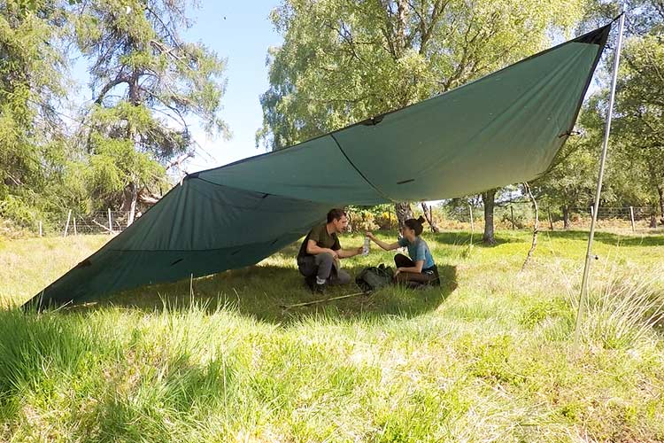 DD 5x5 Olive Green Tarp
