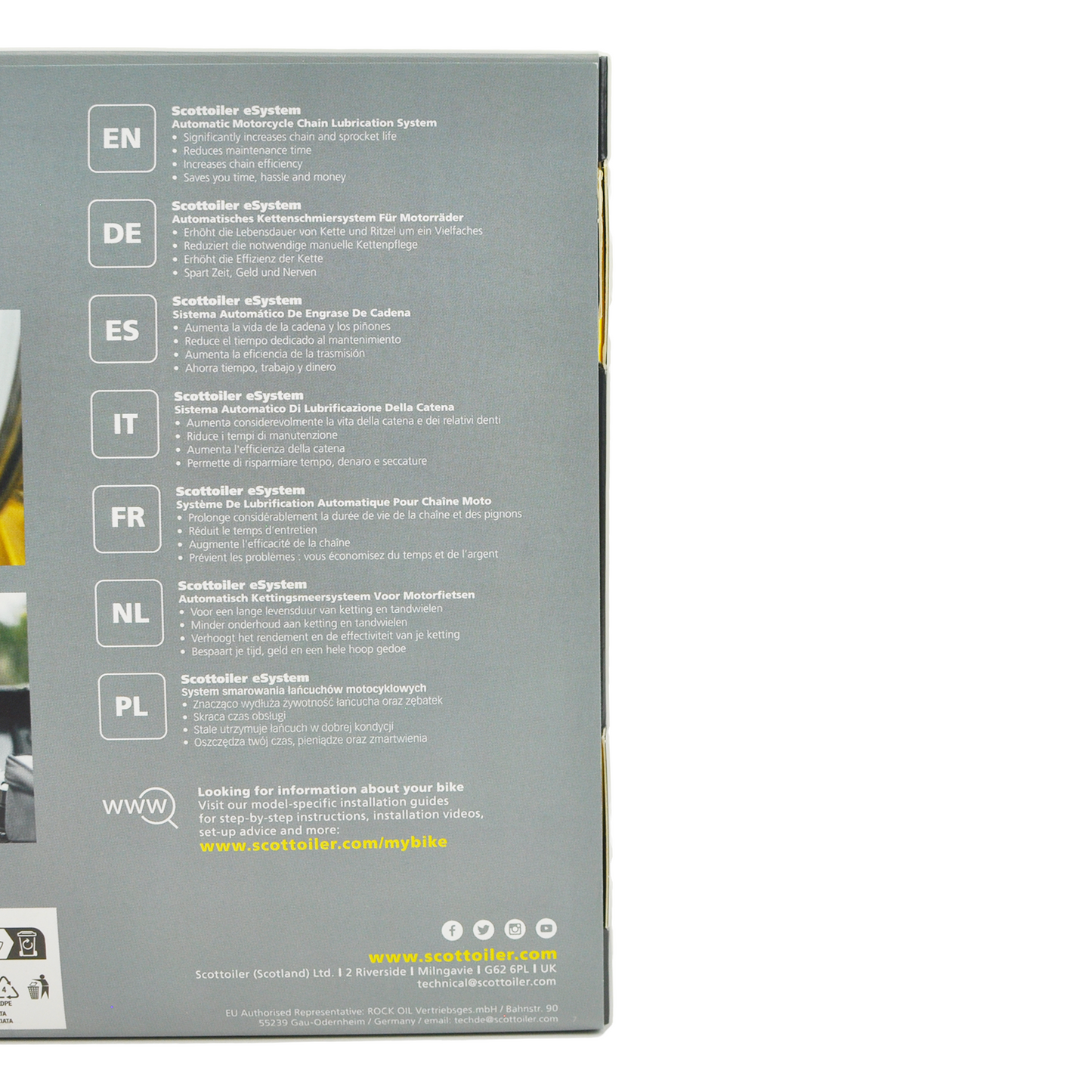 Scottoilerer eSystem v3.1 All Climate Biodegradable Green Scottoil