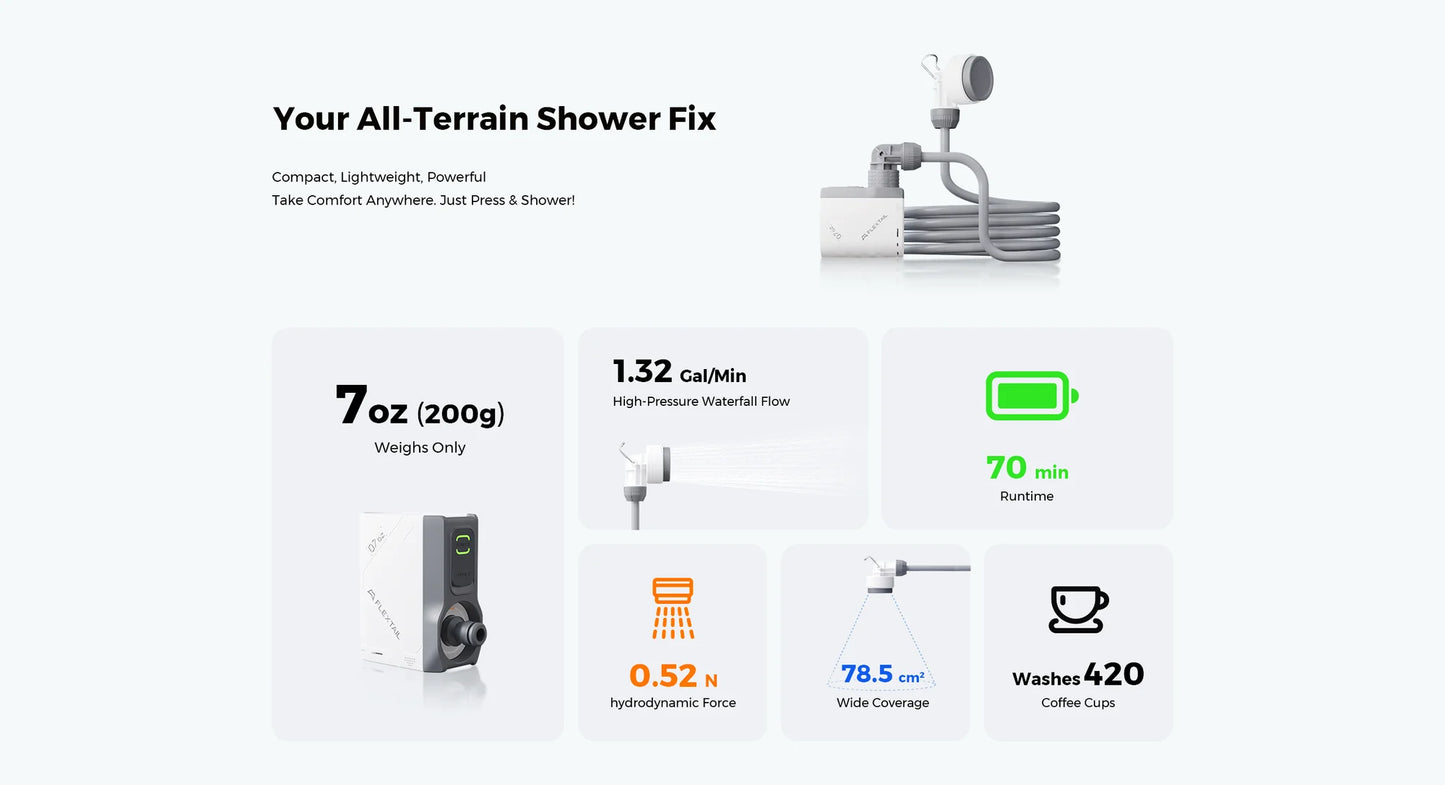 Flextail Tiny Shower