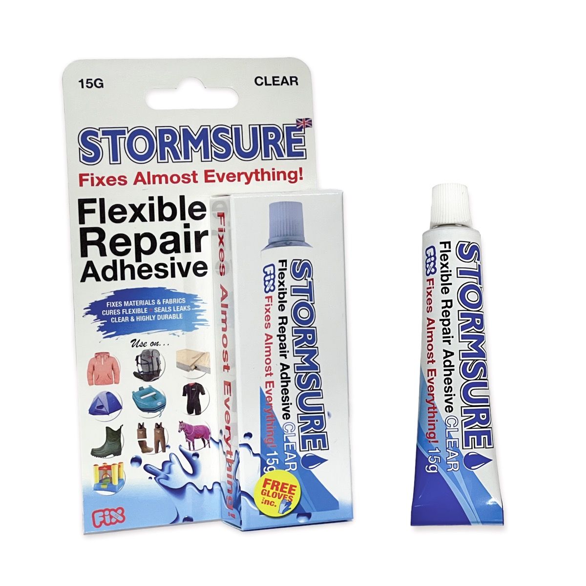 Stormsure Flexible Repair Adhesive (Clear/ Black)