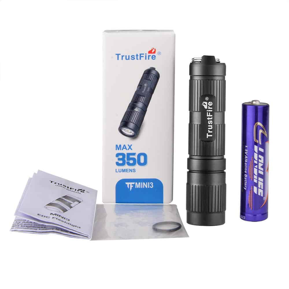 TrustFire MINI3 EDC Flashlight 350 Lumens