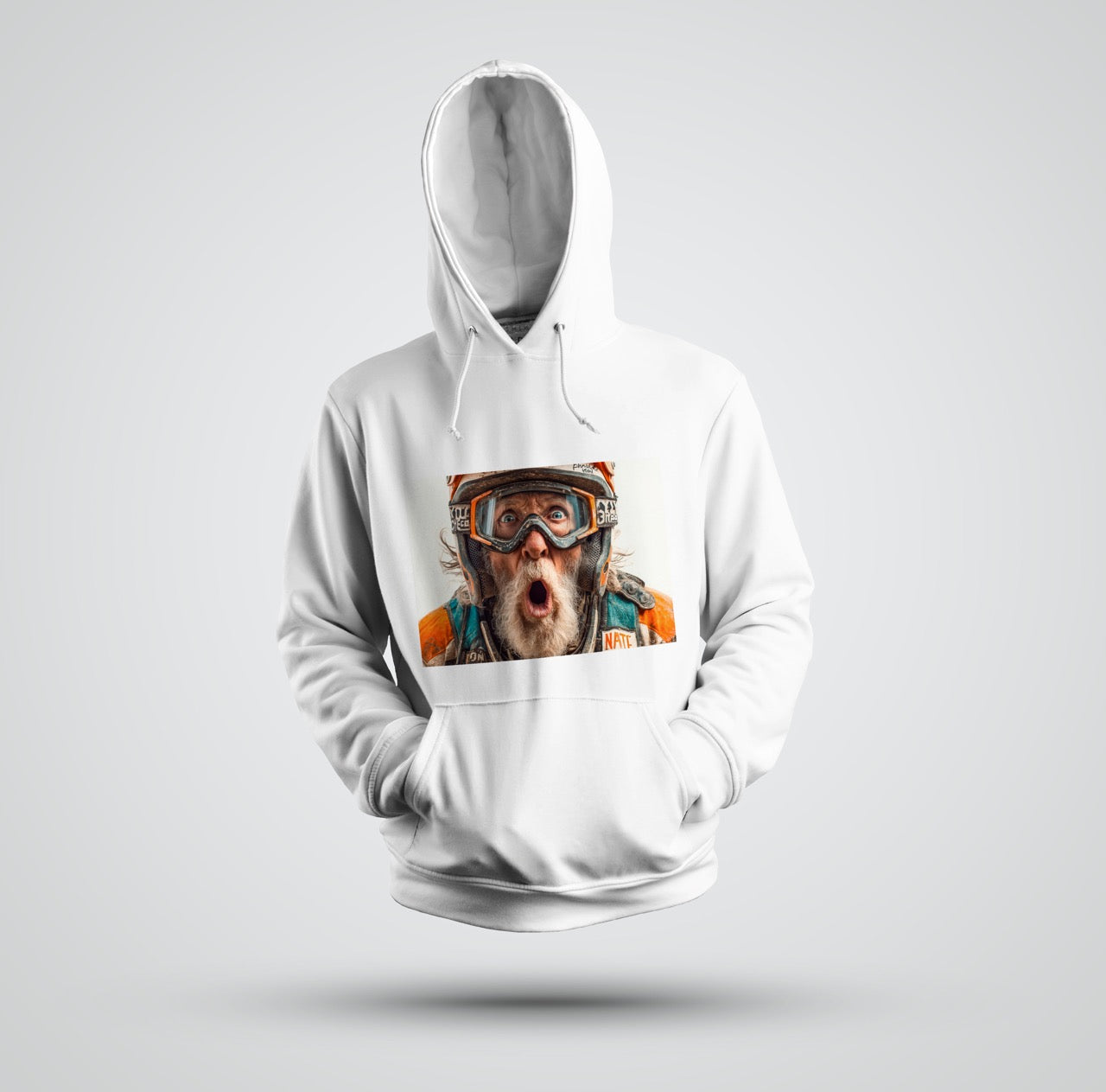 Personalized White Hoodie
