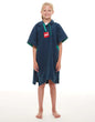 Red Luxury Towelling Changing Robe Navy (Various Sizes)