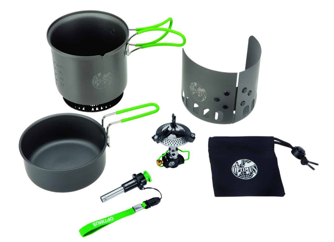Optimus Elektra FE Gas Cookset With Pans