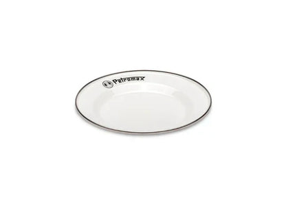 Petromax Set of 2 Enamel Plates - White (Various Sizes)