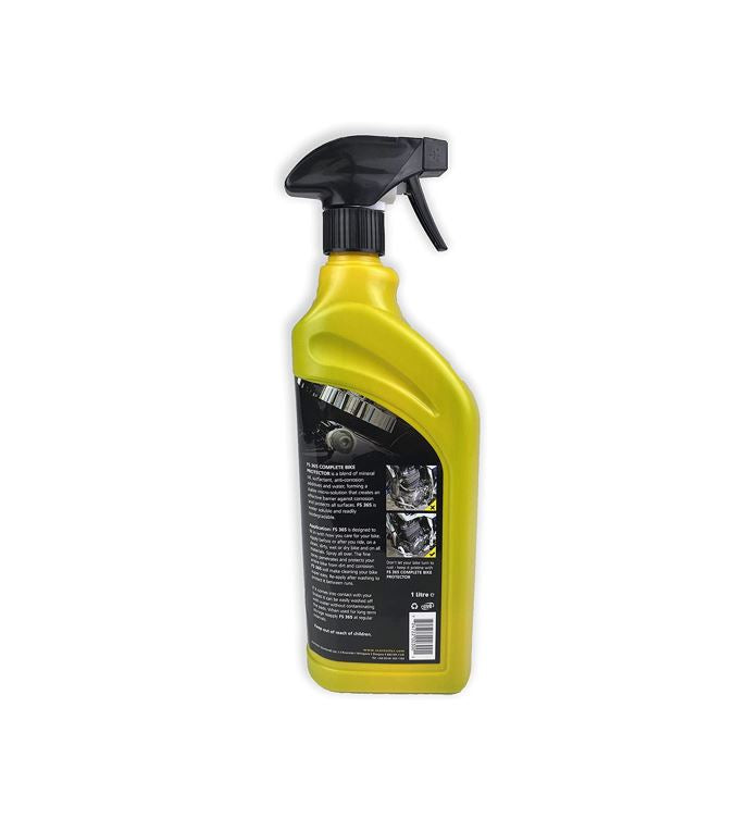 Scottoiler FS 365 Complete Bike Protector is a water-based formula that neutralises salt to prevent rust and corrosion