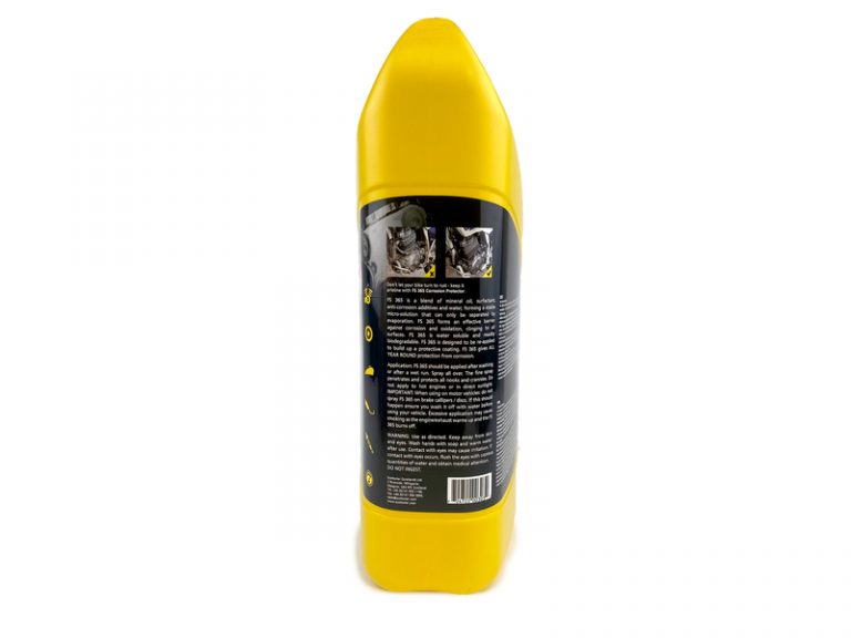 Scottoiler FS 365 Complete Bike Protector is a water-based formula that neutralises salt to prevent rust and corrosion