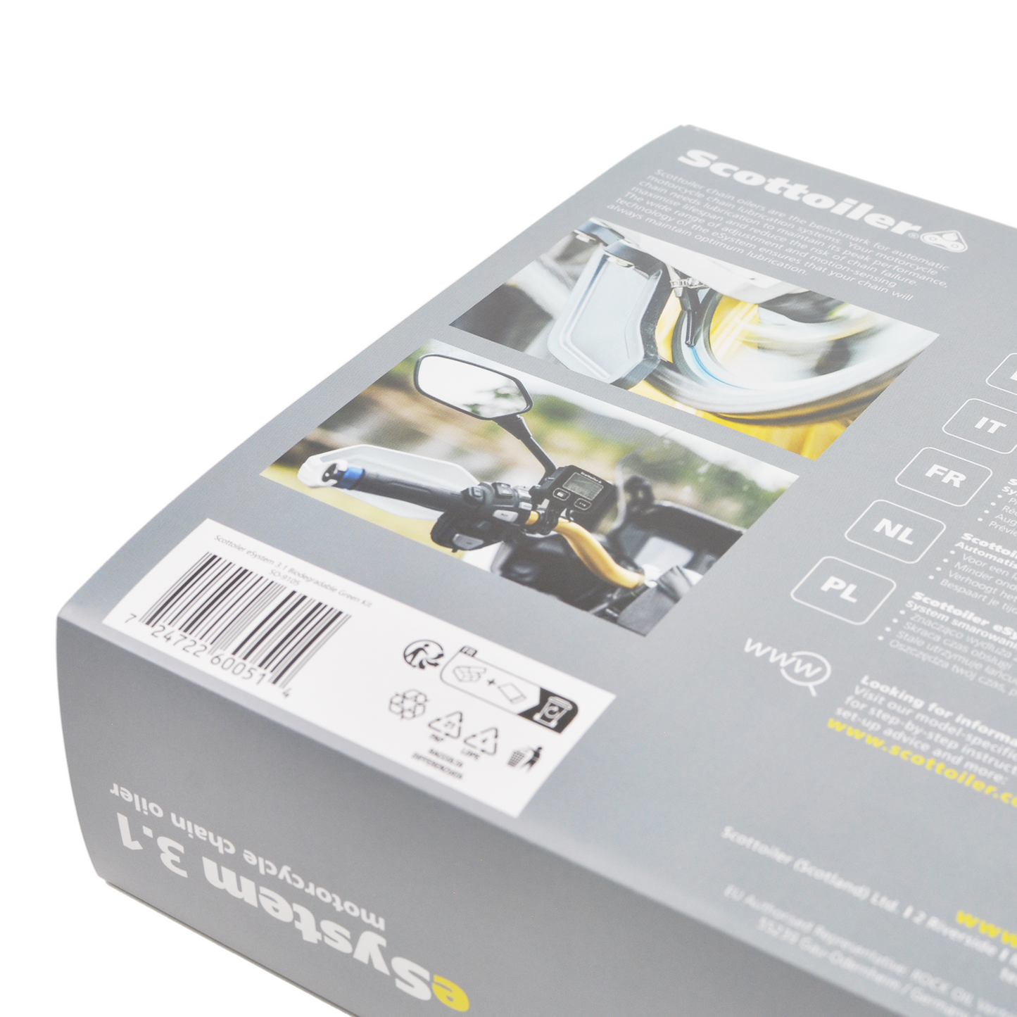 Scottoilerer eSystem v3.1 All Climate Biodegradable Green Scottoil