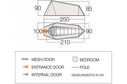 Vango Soul 100 1-Man Tent