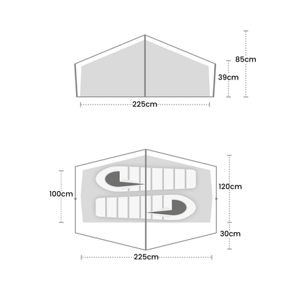 Wild Country Zephyros Compact 2 Tent With Footprint