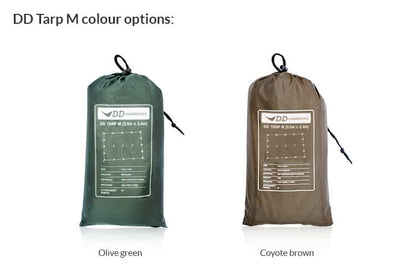 DD Hammocks DD Tarp M -  3.5m x 2.4m (Olive / Coyote)