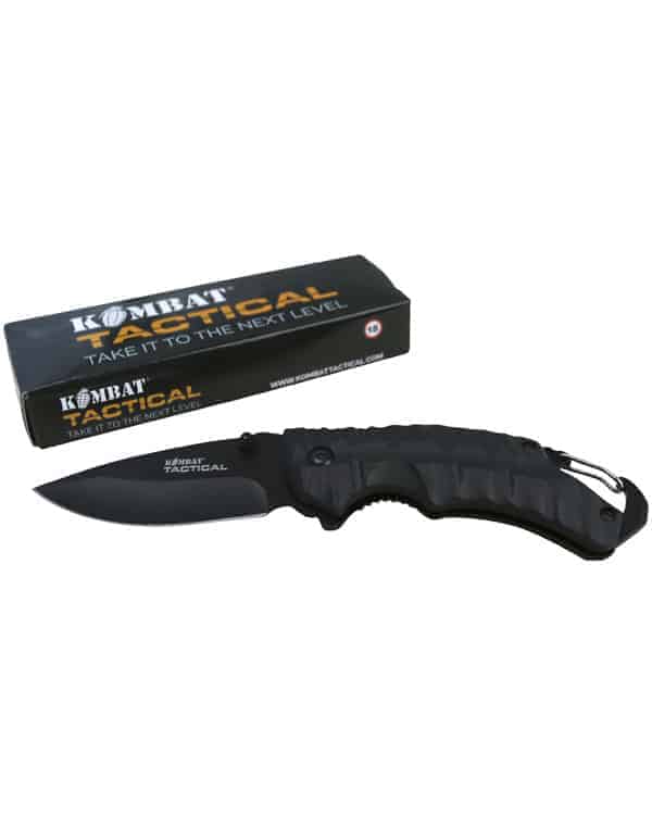 Kombat UK Elite / Gator Lock Knife (Black / Coyote)