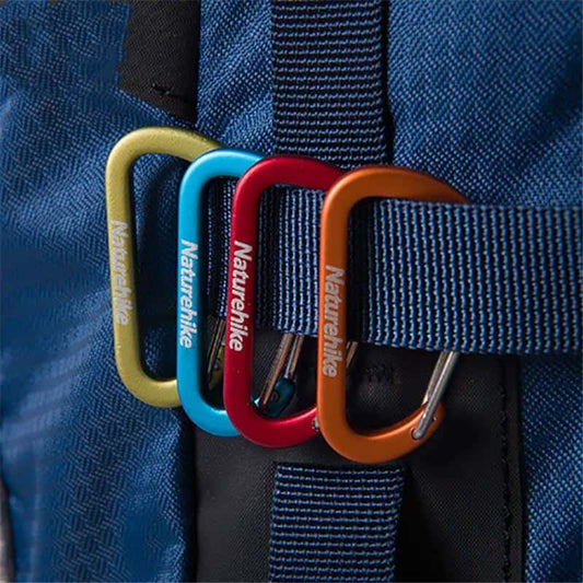 Naturehike  D Shape Camping Carabiner 4cm x2 (Various Colours)