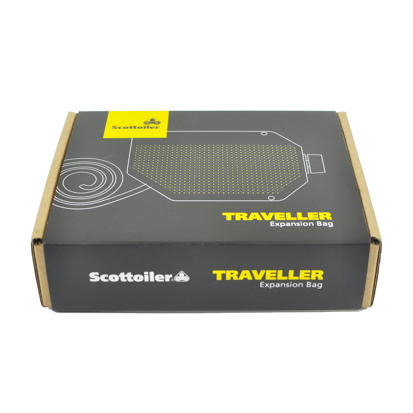 Scottoiler The Traveller Expansion Bag's flexible, compact & durable reservoir.