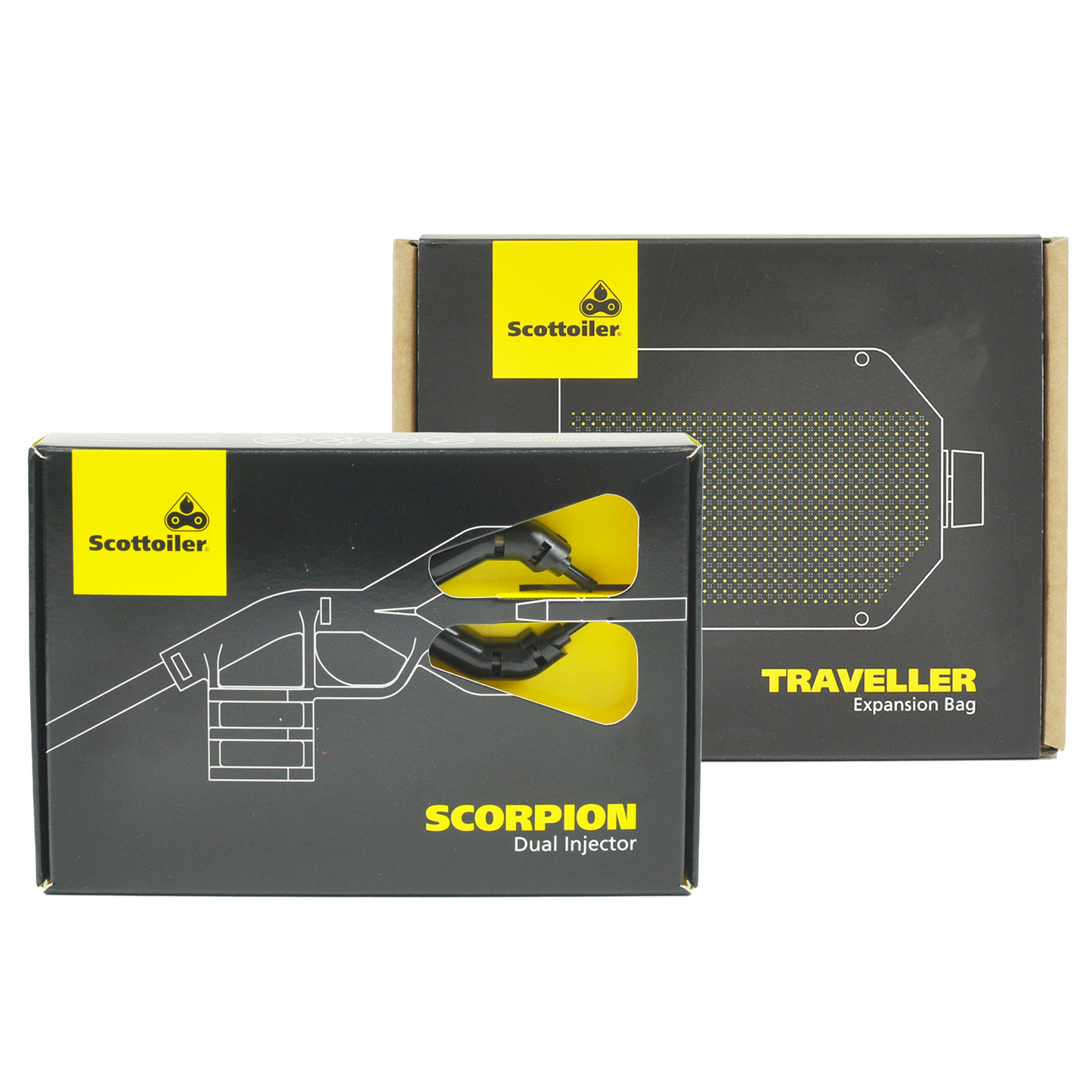 Scottoiler The Traveller Expansion Bag's flexible, compact & durable reservoir.