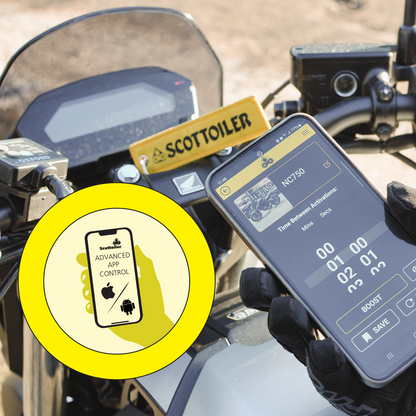 Scottoilerer xSystem 3.0+ Bluetooth-enabled lubrication system
