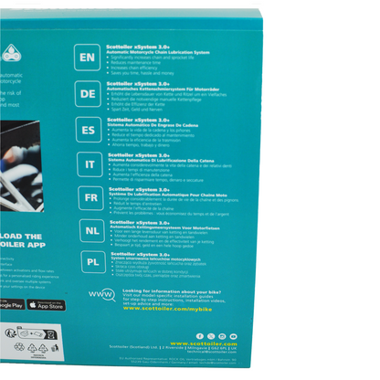 Scottoilerer xSystem 3.0+ Bluetooth-enabled lubrication system