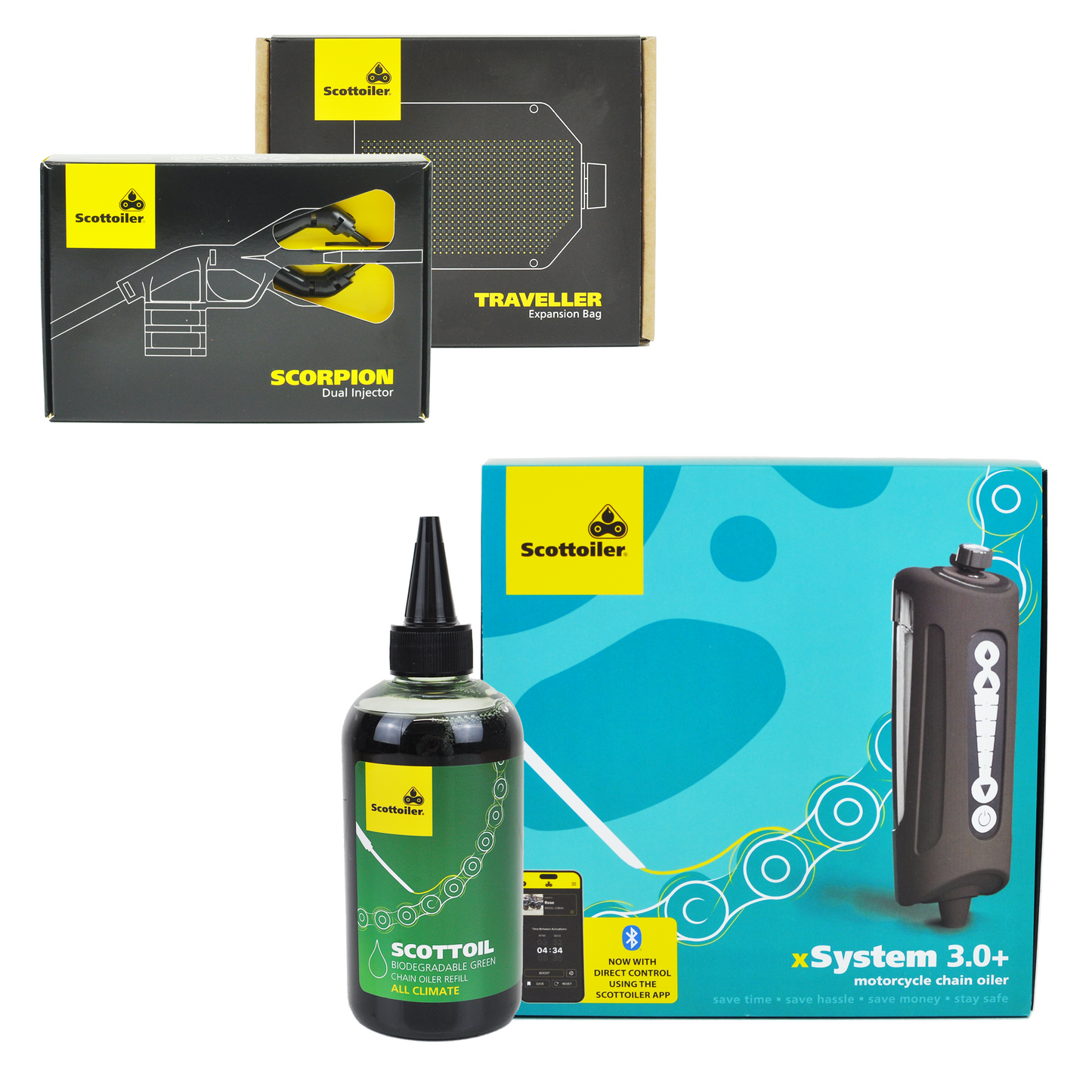 Scottoilerer xSystem 3.0+ Bluetooth-enabled lubrication system