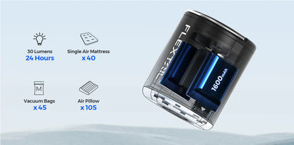 Flextail Tiny Pump2X Inflatable Mattress Pump and Light